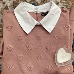 Cable and Gauge Valentines Sweater